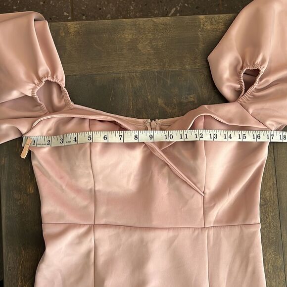 Maniju Blush Off the Shoulder Maxi/Formal Dress Sz- - Picture 10 of 13